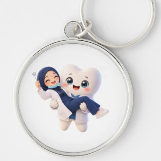 Chaveiro Cute Tooth Character Keychain | Dental Assistant H