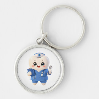 Chaveiro Cute Tooth Nurse Keychain | Dental Gift