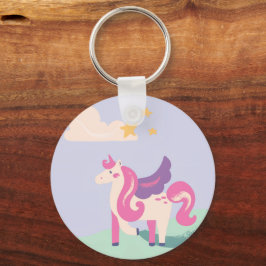 Chaveiro Cute Unicorn & Positive Vibes Only Keychain