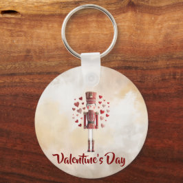 Chaveiro Cute Valentine Nutcracker Heart Keychain
