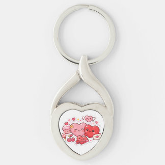 Chaveiro Cute Valentine’s Day Heart Keychain – Perfect gift