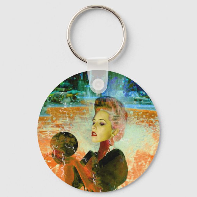 Chaveiro Cyborgue elétrico (Frente)