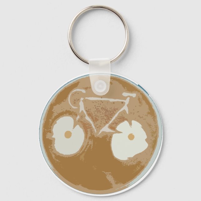 Chaveiro Cycling Latte Art (Frente)