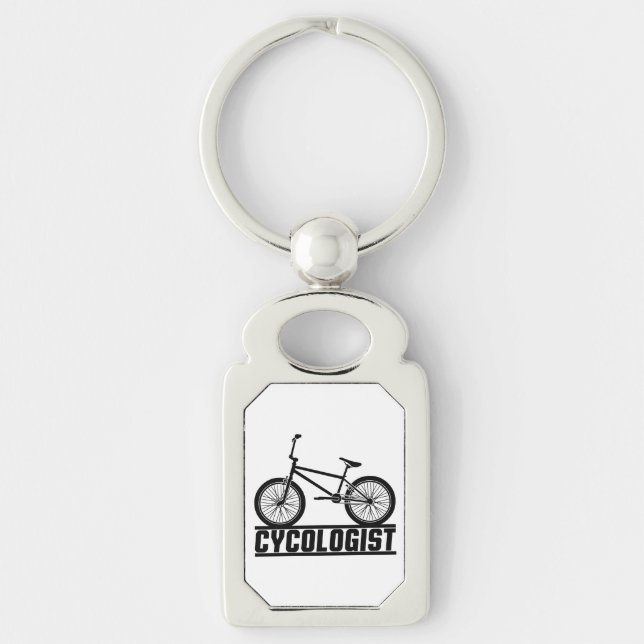 Chaveiro Cycologist BMX Rider, Ciclista de ciclistas (Frente)