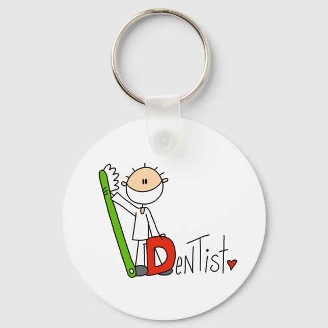 Chaveiro D é de Dentista (Frente)