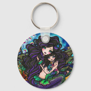 Chaveiro da arte da fantasia das medusa da mamã &