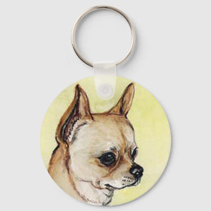 Chaveiro da arte do cão da "chihuahua"