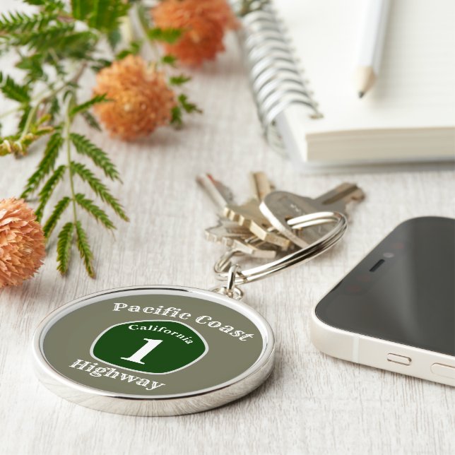 Chaveiro da autoestrada da Costa do Pacífico (Lateral)