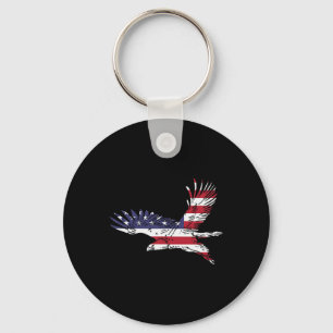 Chaveiro Da Bald Eagle Us Flag Pocket America Men Wome