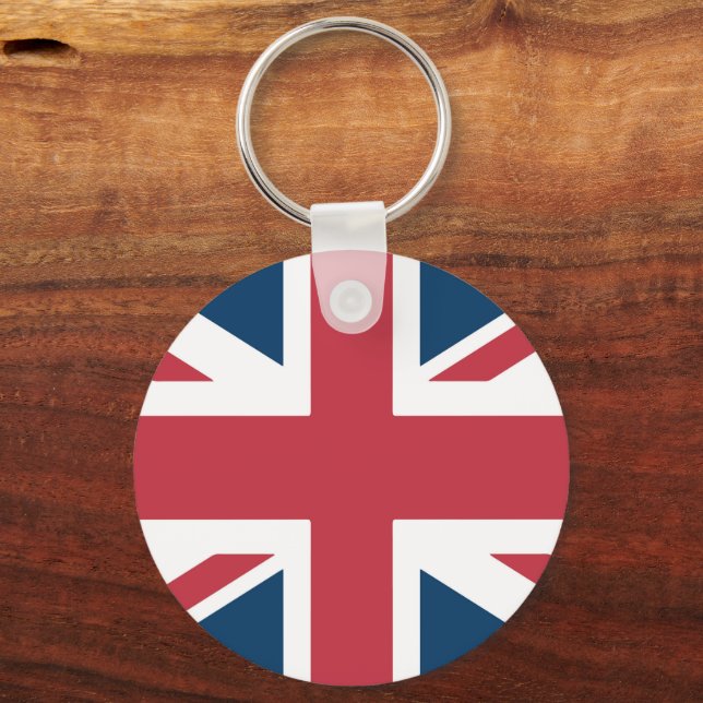 Chaveiro da Bandeira Britânica Union Jack (Verso)