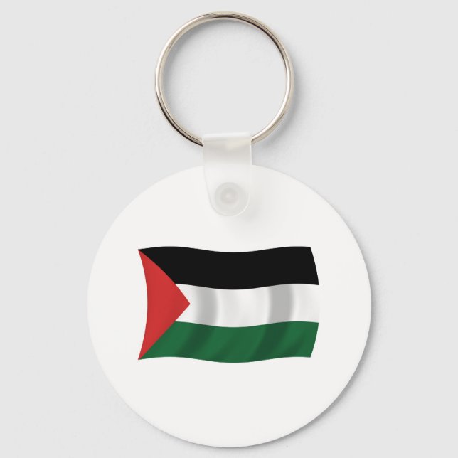 Chaveiro da Bandeira da Autoridade Palestina (Frente)
