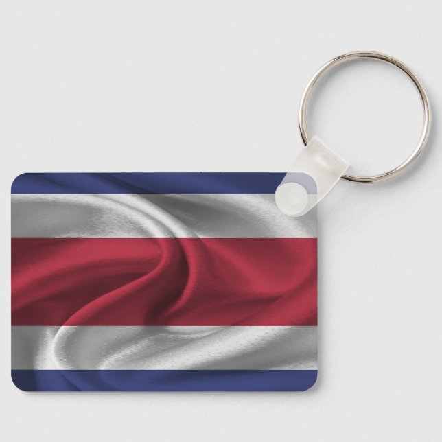 Chaveiro da Bandeira da Costa Rica (Frente)
