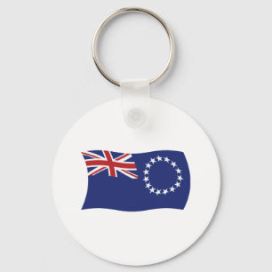 Chaveiro da Bandeira das Ilhas Cook