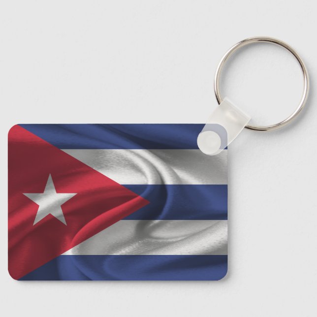 Chaveiro da Bandeira de Cuba (Frente)