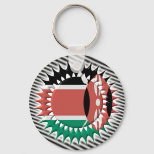Chaveiro da bandeira de Kenya