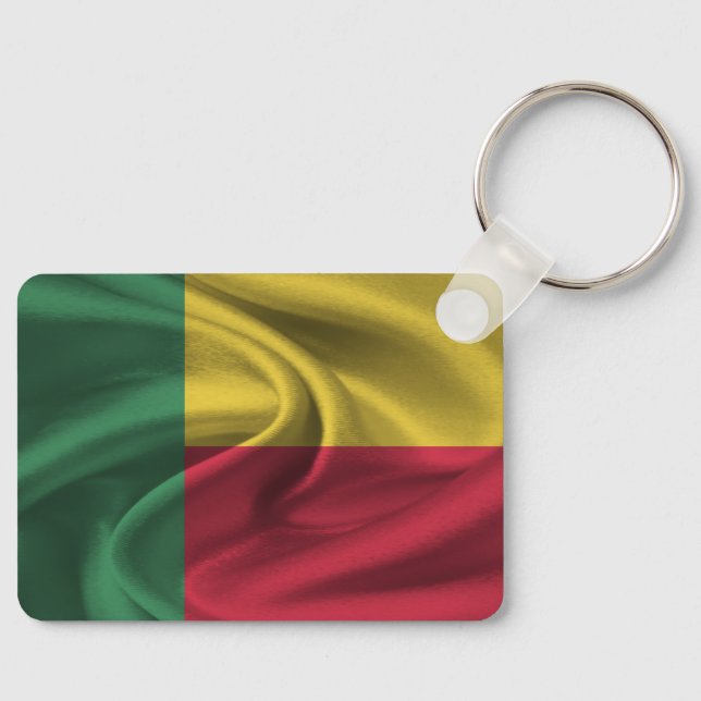 Chaveiro da Bandeira do Benim (Frente)