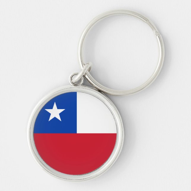 Chaveiro da bandeira do Chile (Frente)