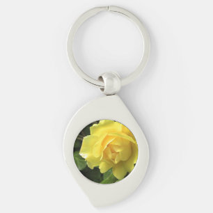 Chaveiro da beleza do rosa amarelo