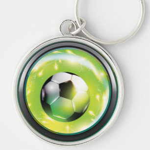 Chaveiro da bola de futebol do futebol