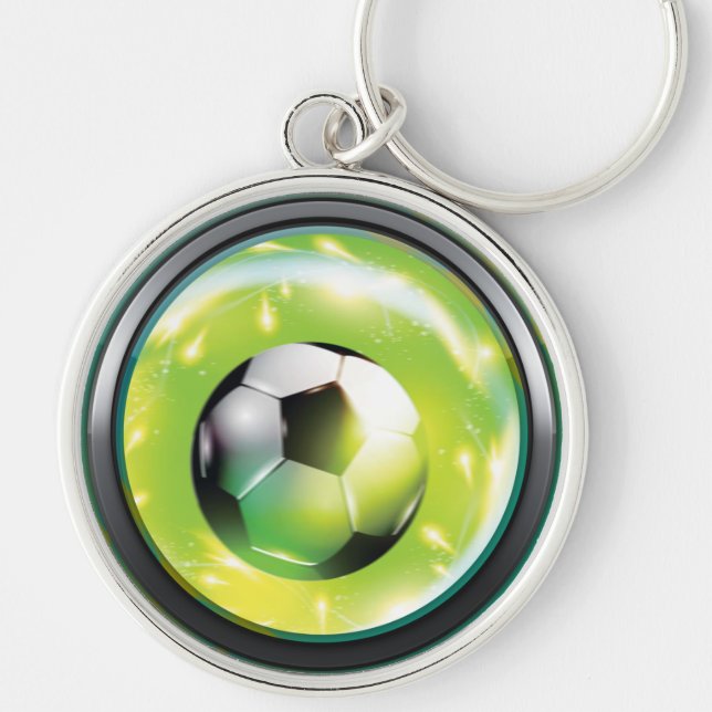 Chaveiro da bola de futebol do futebol (Frente)