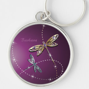 Chaveiro da borboleta do diamante do encanto