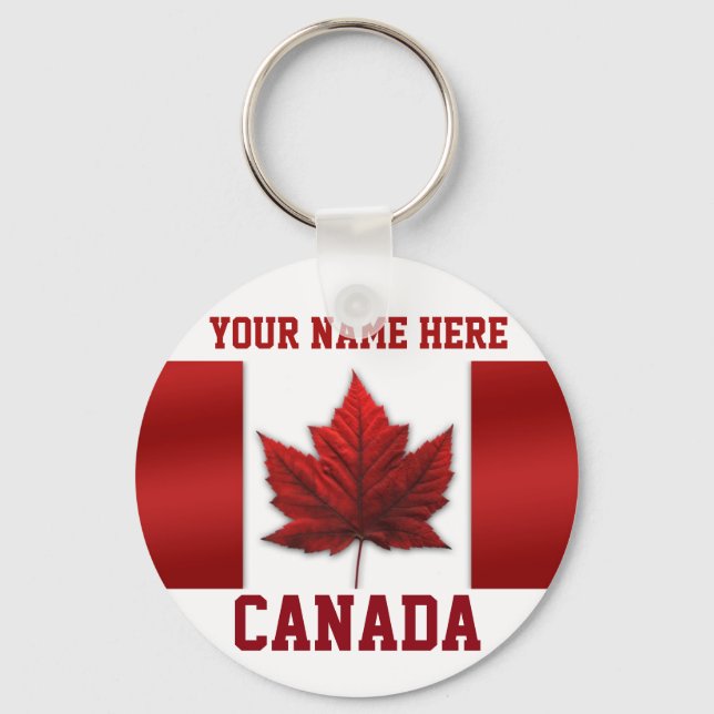 Chaveiro da cadeia-chave do Canadá personalizada (Frente)