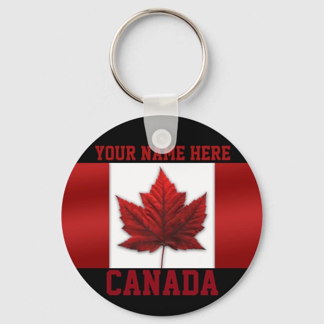 Chaveiro da cadeia-chave do Canadá personalizada (Frente)
