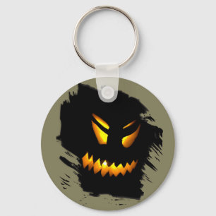 Chaveiro da cara da Jack-O-Lanterna do Dia das