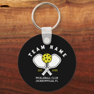 Chaveiro da Equipe de Pickleball Personalizada - P