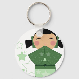 Chaveiro da estrela de Kokeshi