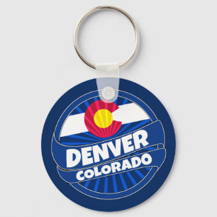 Chaveiro da explosão da bandeira de Denver