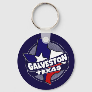 Chaveiro da explosão da bandeira de Galveston