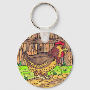 Chaveiro da galinha do Barnyard