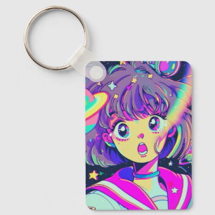 Chaveiro da Garota de Animação Kawaii