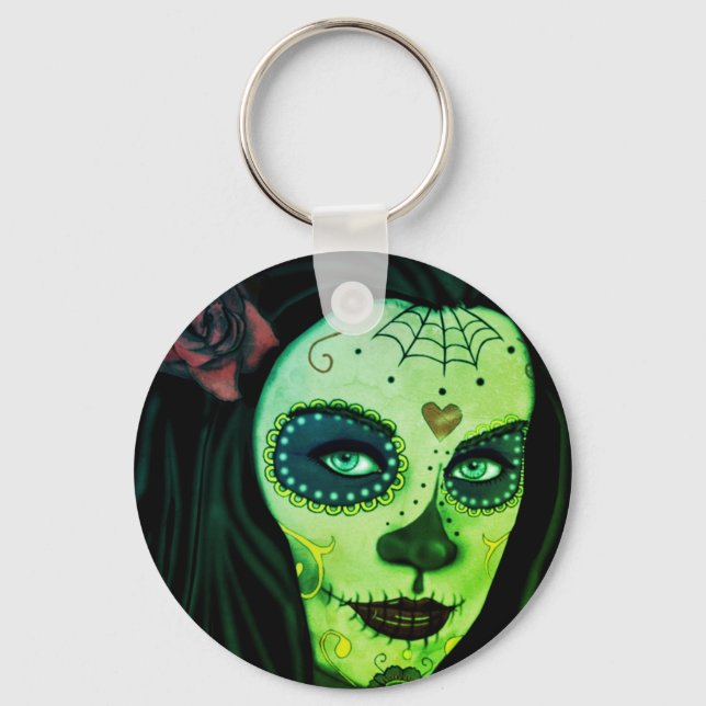 Chaveiro da Gótica Zombie Cute (Frente)