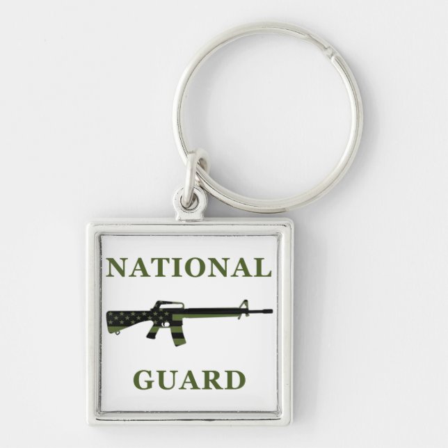 Chaveiro da guarda nacional M16 Subdued (Frente)