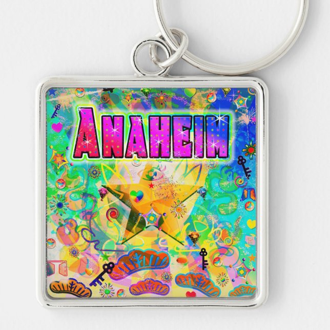 Chaveiro da Hora de Pequim Anaheim (Frente)