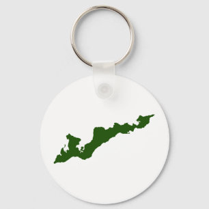 Chaveiro da Ilha Fishers - Verde