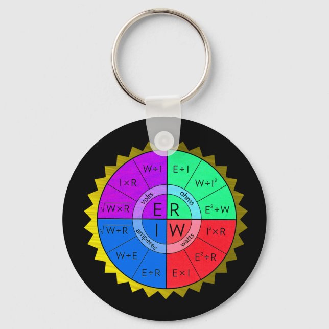 CHAVEIRO DA LEI DO OHM (Frente)