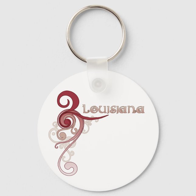 Chaveiro da Louisiana, Rosa Curly Swirl, (Frente)
