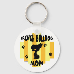 Chaveiro da mamã do buldogue francês