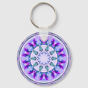 Chaveiro da mandala da estrela da jóia
