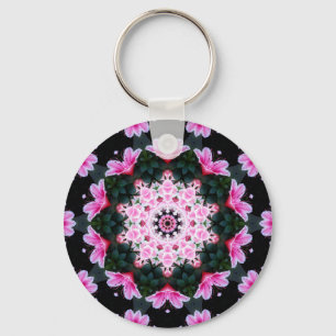 Chaveiro da mandala da flor