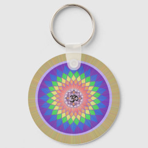 Chaveiro da mandala de Lotus