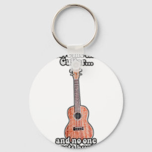 Chaveiro Dá-me a guitarra e ninguém se machuca.