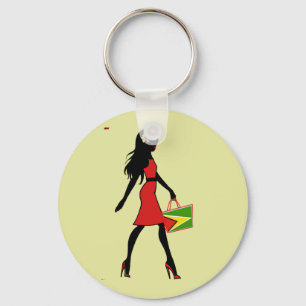 Chaveiro da menina de Guyana