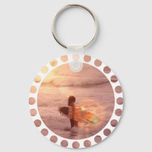 Chaveiro da menina do surfista