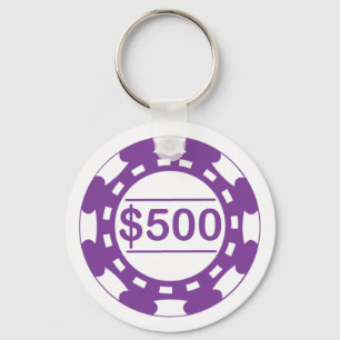 Chaveiro da microplaqueta de $500 casinos