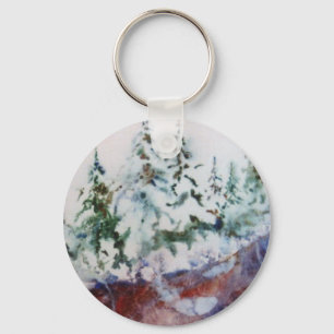 Chaveiro da paisagem de inverno