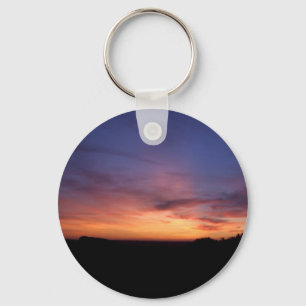 Chaveiro da paisagem do por do sol